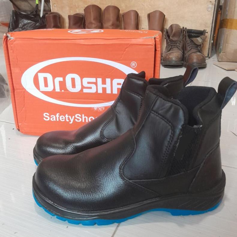 GYD195 sepatu safety dr osha dr.osha major zip ankle boot 9213 **