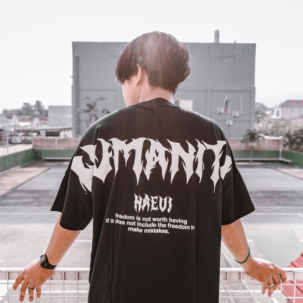 Terjangkau - HAEV T-shirt Oversize - Humanity T-shirt/kaos/pakaian ,.
