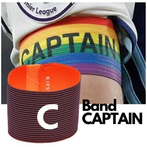 Terlaris Fdk14 Cap Ban Kapten Captain Bola Kaki Sepakbola Futsal - Reversible C