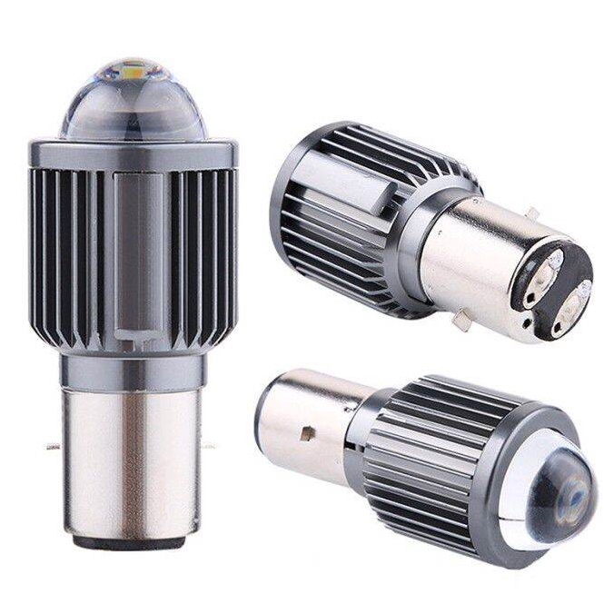 Nikmati Lampu LED Laser D2 BA20D Vespa Thunder 12 Volt 2 Warna 12V Best Seller