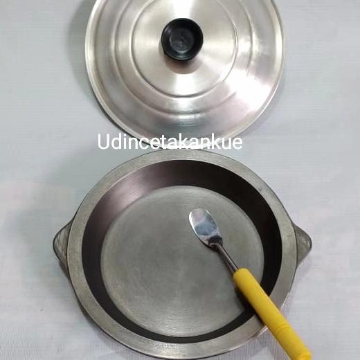 wajan kuali martabak manis 18cm free tutup + sodet mini