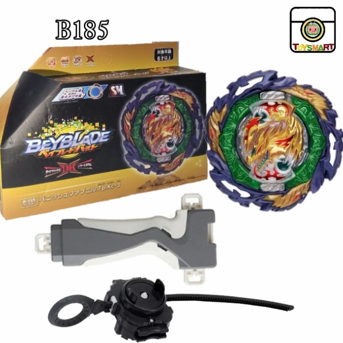 Beyblade Gangsing Burst Sparking Mainan Gangsing Set Handgrip