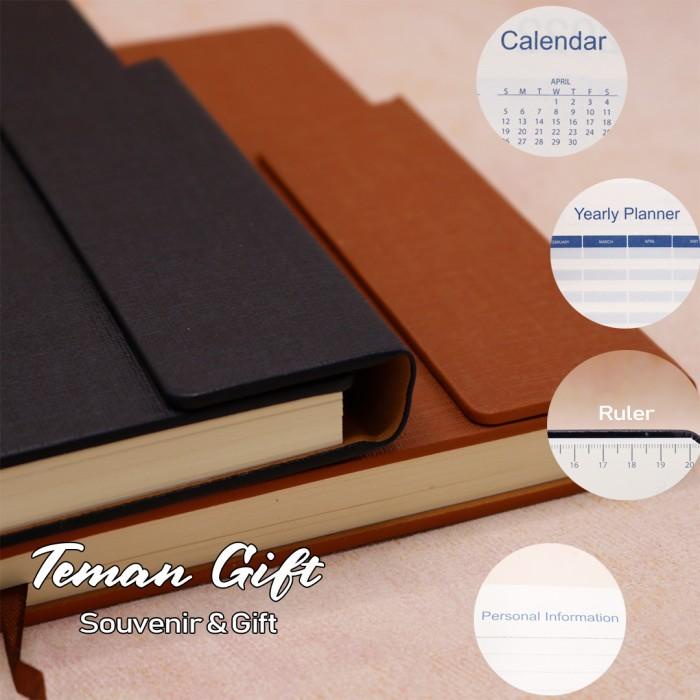 

Fabric Notebook A5 Buku Agenda Planner Hard Cover Custom Logo Nama