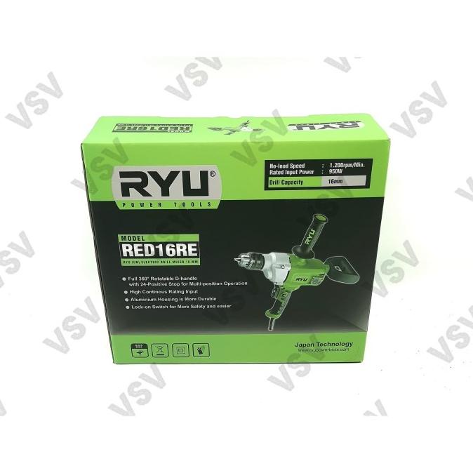 Ryu Mesin Mixer Cat Red16Re Mesin Bor Mixer 16Mm Pengaduk Cat