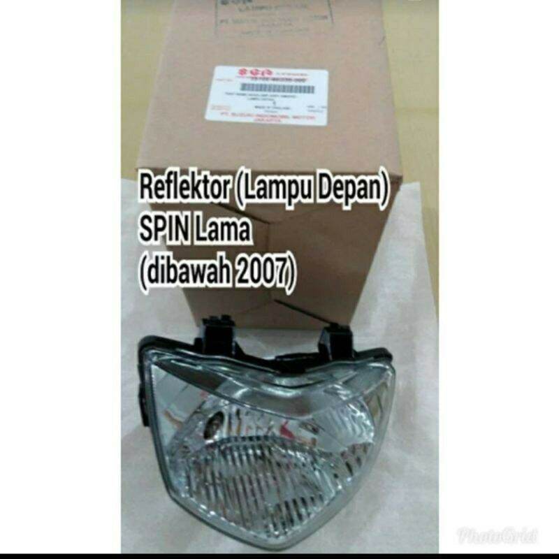 REFLEKTOR LAMPU DEPAN KACA HEAD LAMP SUZUKI SPIN 125 LAMA OLD SGP SGP