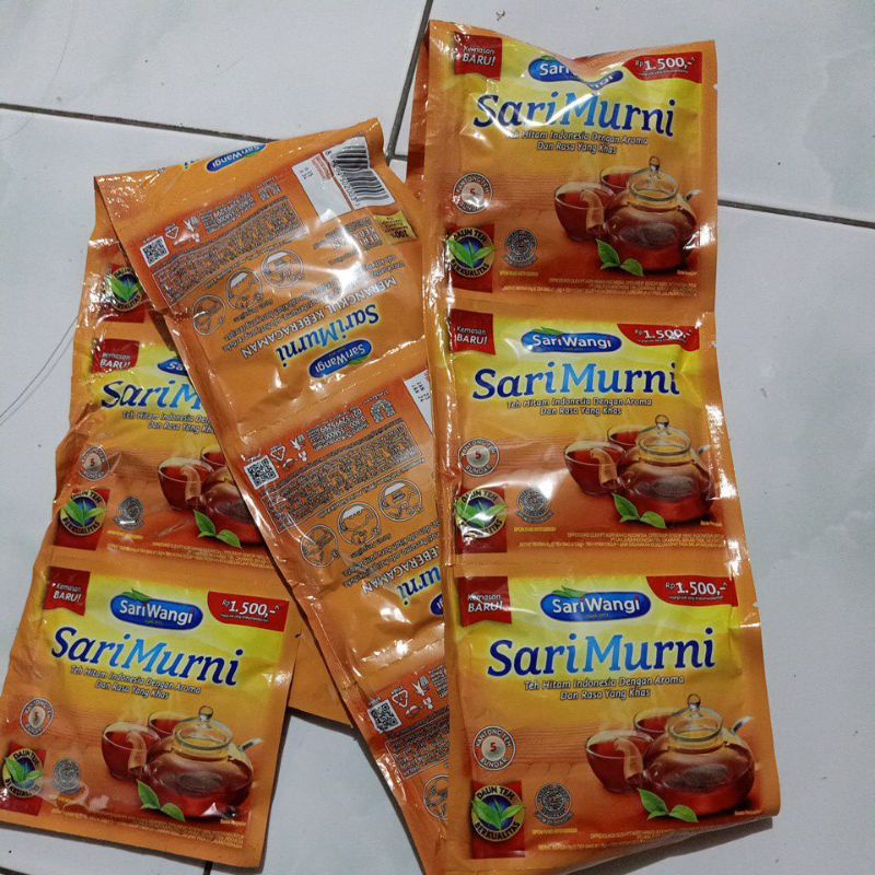 

Teh Sari Murni Kuning Renceng isi 12 Sachset