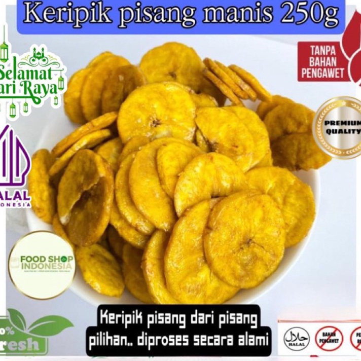 

Murah Keripik Pisang Manis 250g makanan ringan murah snack murah cemilan murah jajanan murah jajan snack oleh oleh murah enak berkualitas jajanan kekinian