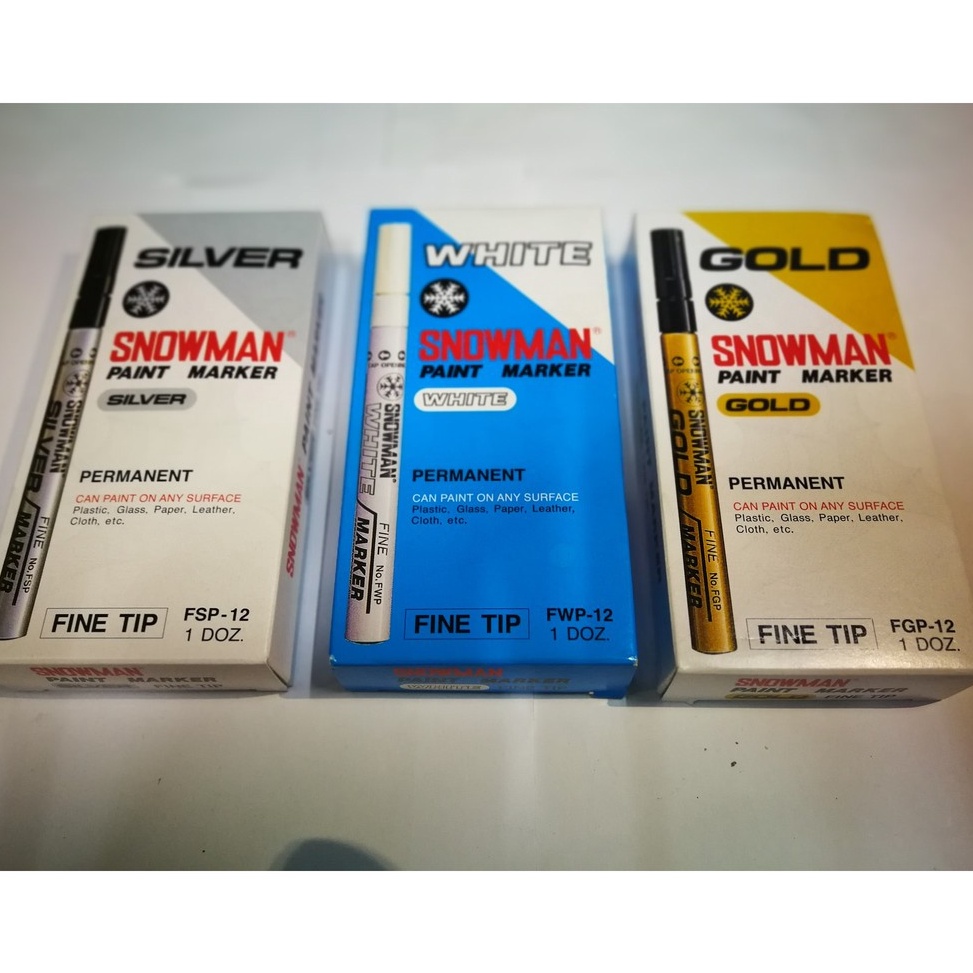 

SNOWMAN SPIDOL PAINT MARKER FINE / EXTRA FINE TIP rbk0o