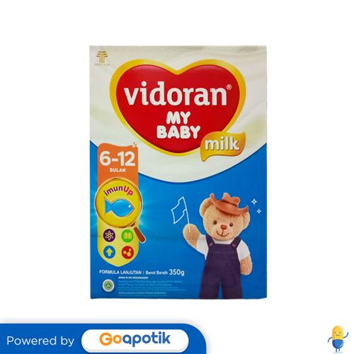 

Vidoran My Baby Imun Up Usia 6-12 Bulan 350 Gram Dus