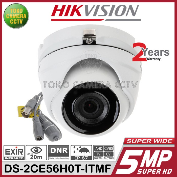 Kamera Cctv Indoor 5Mp Hikvision Super Wide