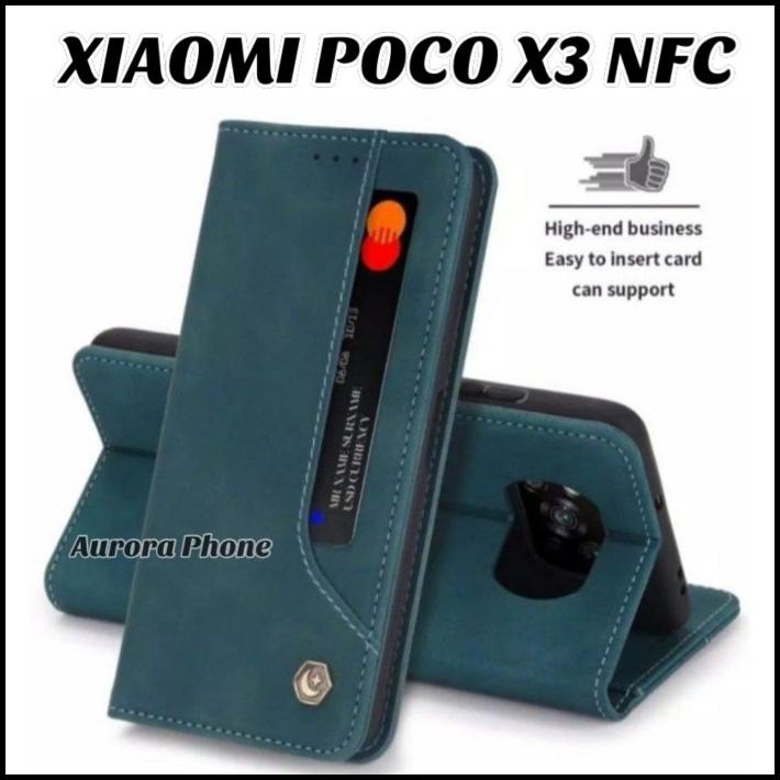 Terlaris Flip Case Xiaomi Poco X3 Nfc Pola Poco X3 Nfc Flip Case Kartu Pola X3