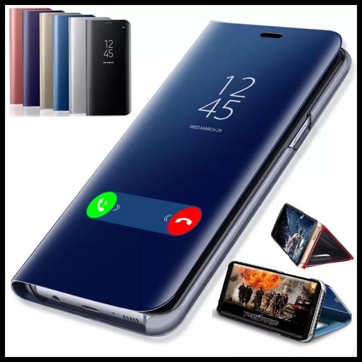 Terlaris Casing Hard Case Oppo Reno 8 8 Pro 5G Flip Mirror View Autolock