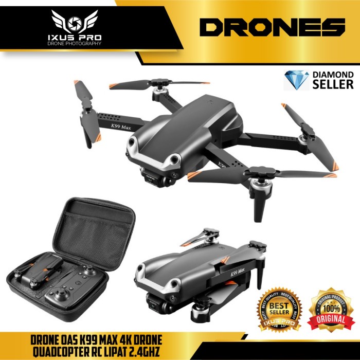 DRONE OAS K99 MAX 4K DRONE QUADCOPTER RC LIPAT 2.4GHZ ORIGINAL