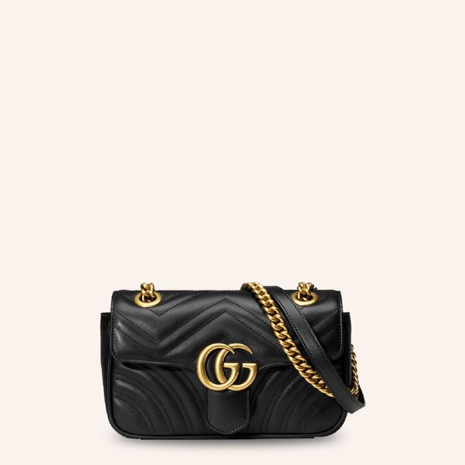 Tas Gucci | GG Marmont Matelass Bag - Mini - Black leather