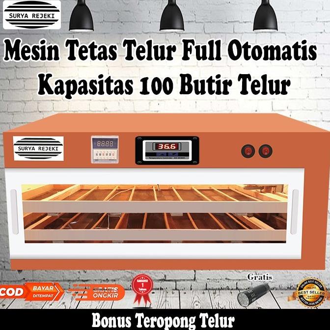 Mesin Tetas telur kapasitas 100 telur ayam, bebek dan burung otomatis