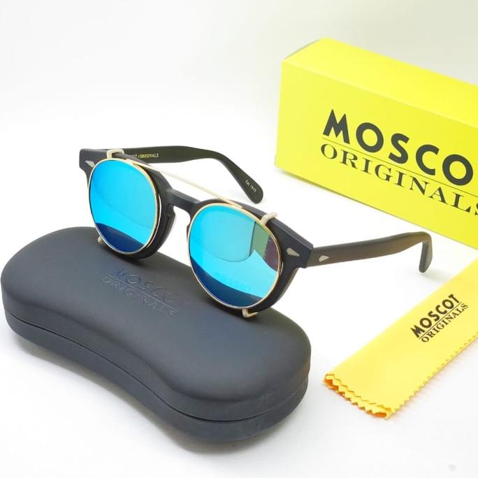 Terbaru Kacamata Sunglasses Moscot Lemtosh Clip On Polarized Size Large Original