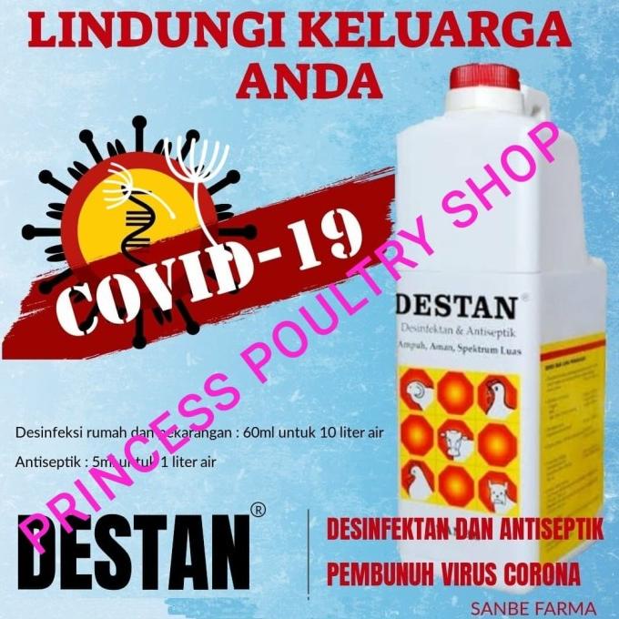 <<<<<] DESTAN 1 Liter - Desinfektan dan Antiseptik