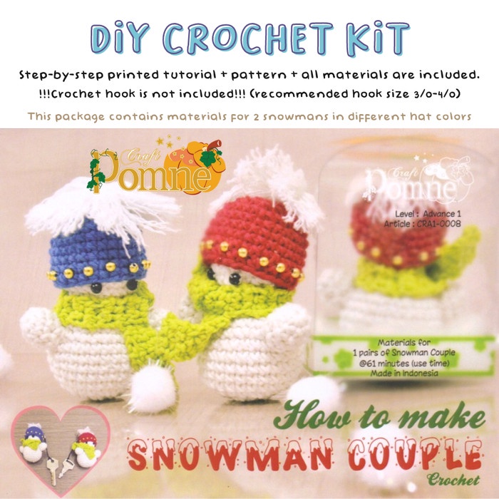 Bestseller Diy Crochet Kit / Paket Merajut Boneka Amigurumi Crochet