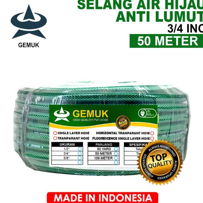 Selang Air Benang 3/4 50 Meter / Selang Air 50 Meter / Selang air