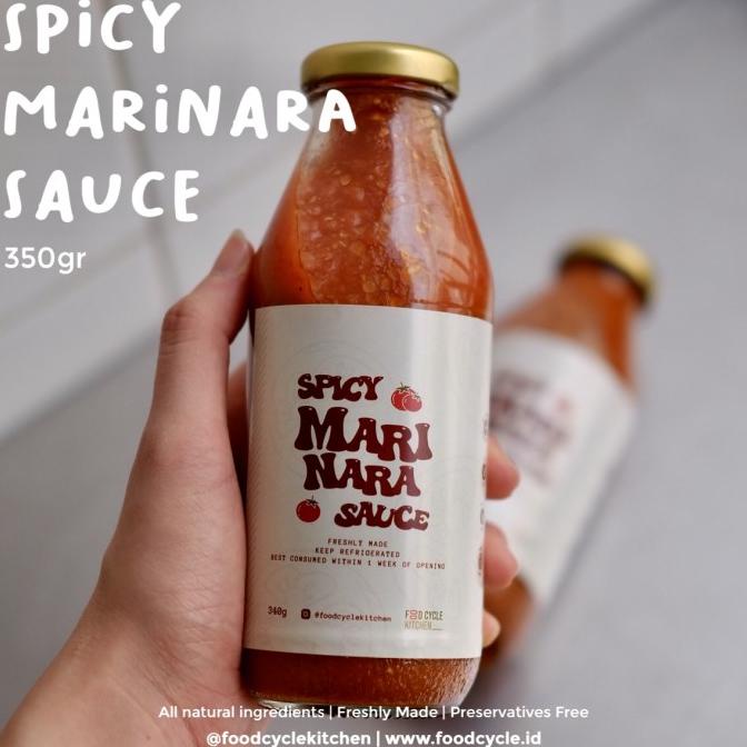 

SPICY MARINARA SAUCE 350gr - Sauce Saus Spaghetti Pasta Tomat Pedas