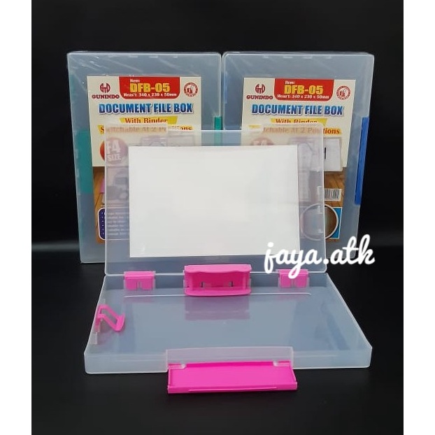 

✾✱ MAP PLASTIK DOKUMEN TENTENG FOLIO F4 FILE CASE DOCUMENT FILE BOX DFB-005 HARD CASE PLASTIK TEBAL Dijual Murah