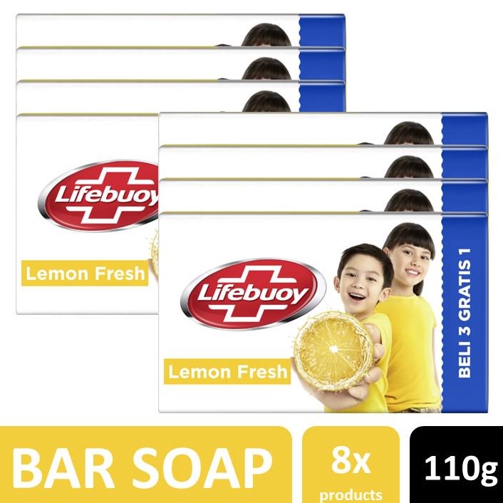 [9F083] Lifebuoy Lemon Fresh Sabun Batang 100 gr Twin Pack jl6ge