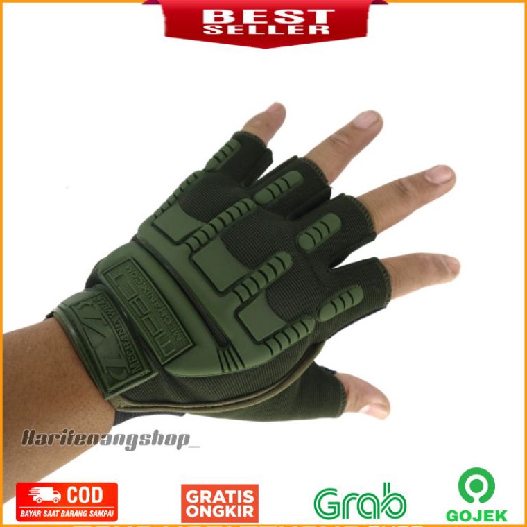 Qi SARUNG TANGAN IMPECK / SARUNG TANGAN TACTICAL / SARUNG TANGAN OUTDOOR ✩ ➱