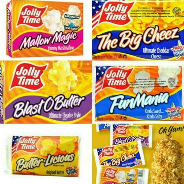 

Murah Jolly Time popcorn / pop corn / snack / jolly time 09S