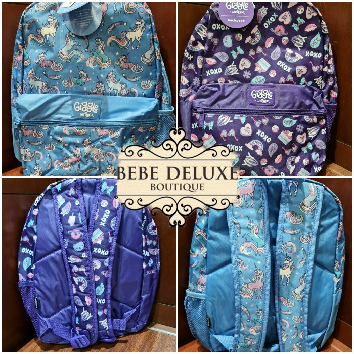 Terlaris Smiggle Giggle Backpack Blue Shark