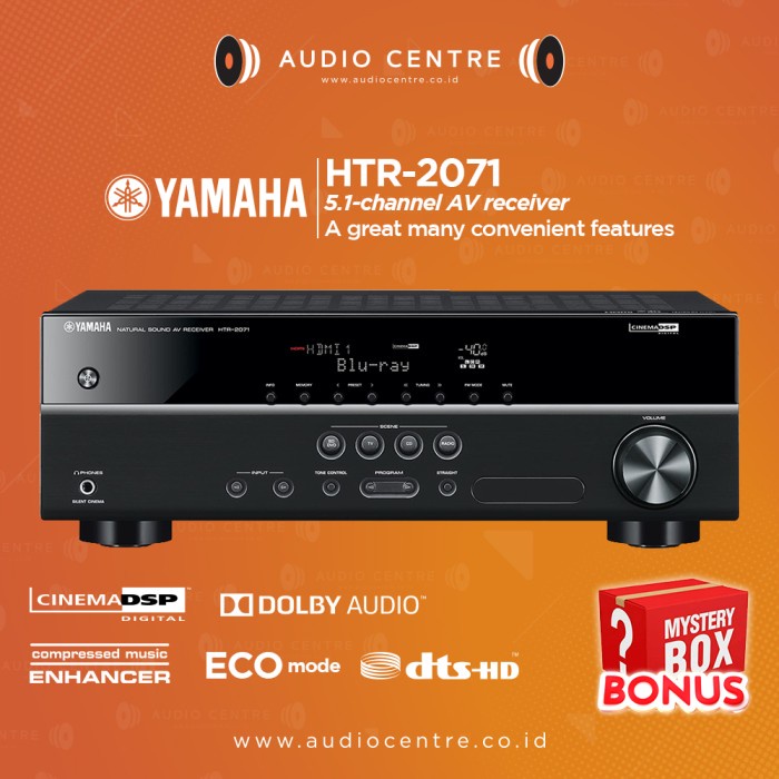 YAMAHA HTR-2071/ HTR 2071 AV RECEIVER 5.1CH