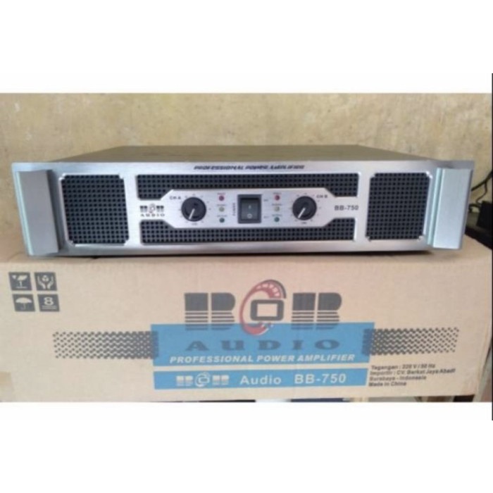 POWER BOB BB 750 ORIGINAL BB750 AMPLIFIER 2 CHANNEL 2 X 550 WATT CLS H