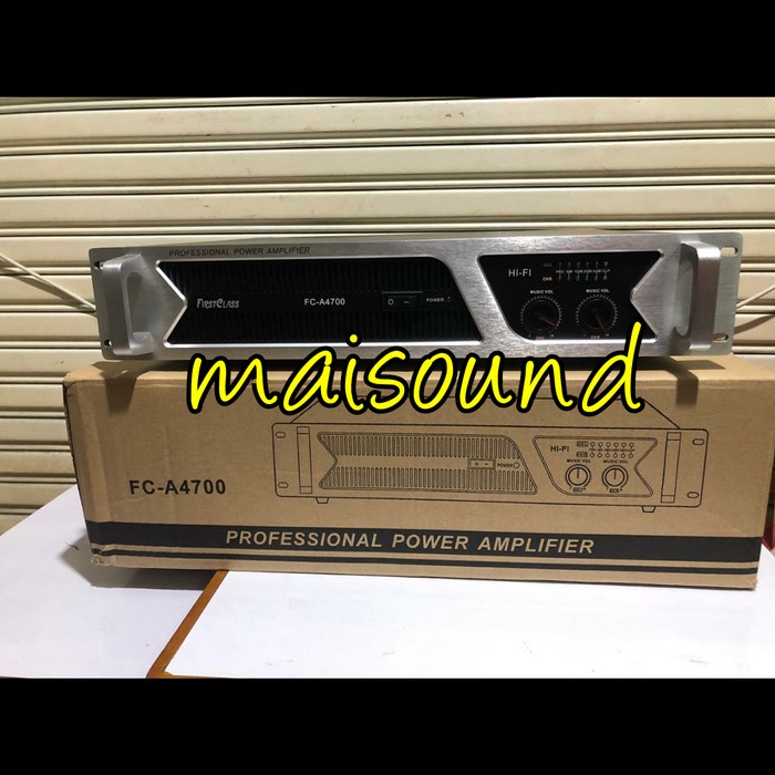 POWER AMPLIFIER FIRSTCLASS FC A4700 POWER AMPLI FIRSTCLASS A 4700 ORI