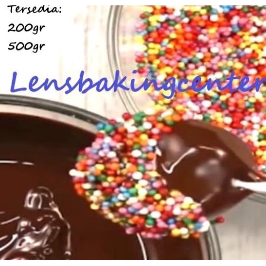 

New Spikel 200Gr |Sprinkle 200 Gr |Butir Gula Warna Warni | Rainbow Trimit