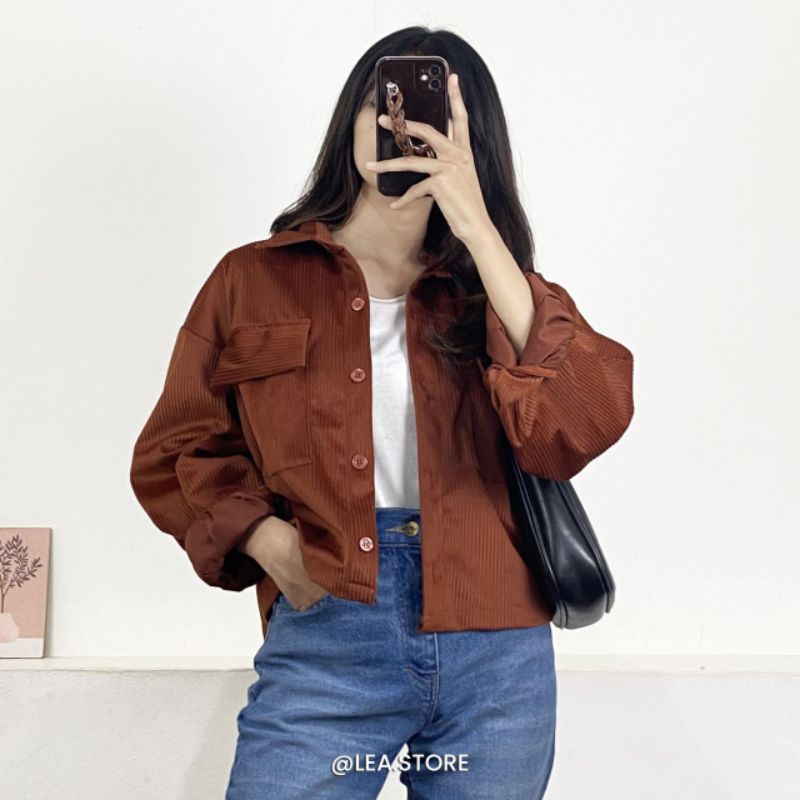 NINA CORDUROY JAKET//JAKET WANITA//BAJU WANITA