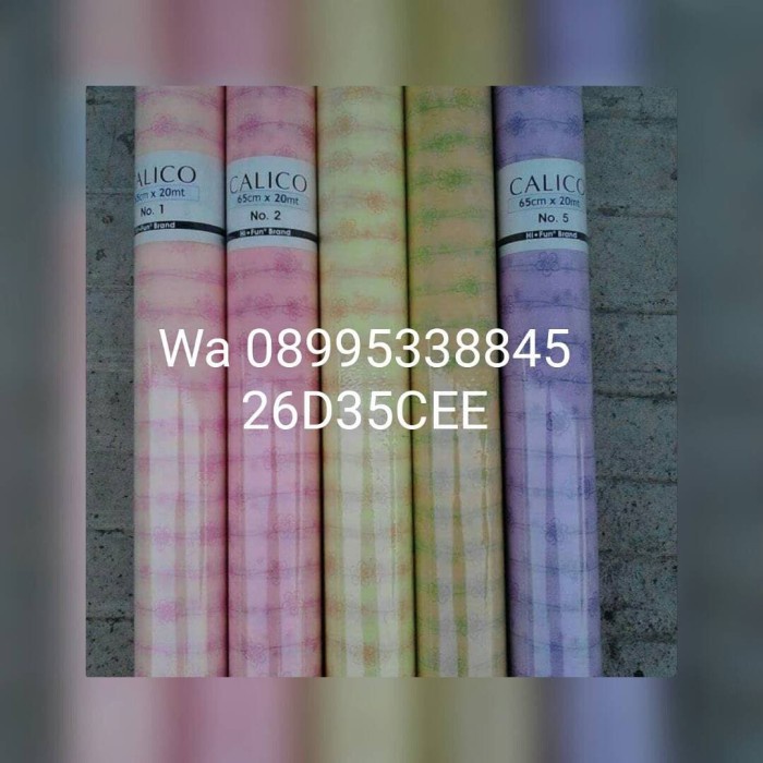 

Kertas Tissue Type Calico_Pembungkus Bunga Dan Kado