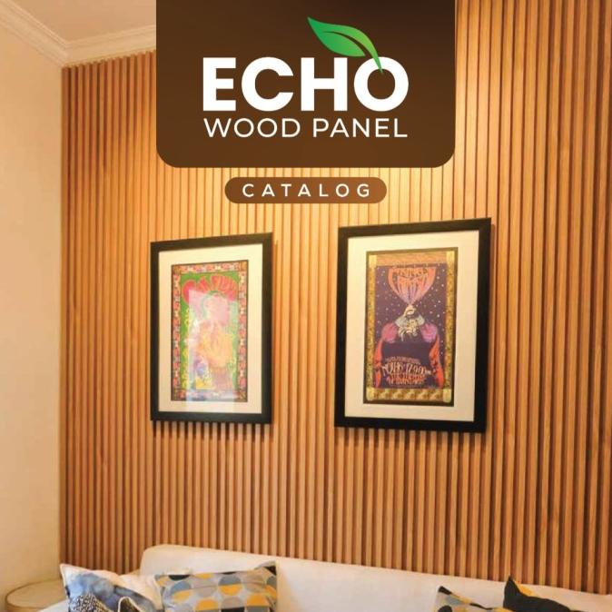 Wall Panel 3D Motif Kayu / Kisi Kisi Wallpanel / Panel Dinding PVC