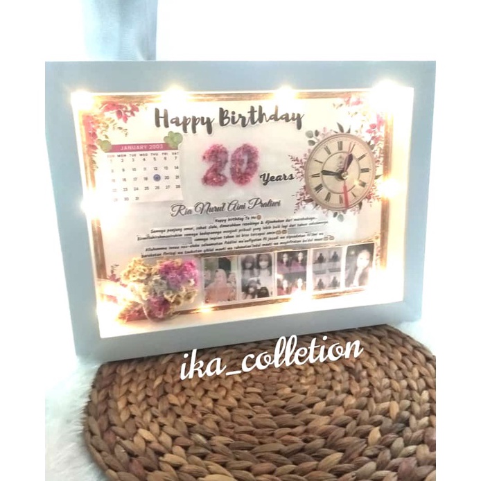 Tempat Minum Anak Kualitas Premium TUPPERWARE ASLI ￣Frame 3D Premium Paling Jumbo LAMPU LED+JAM nyal