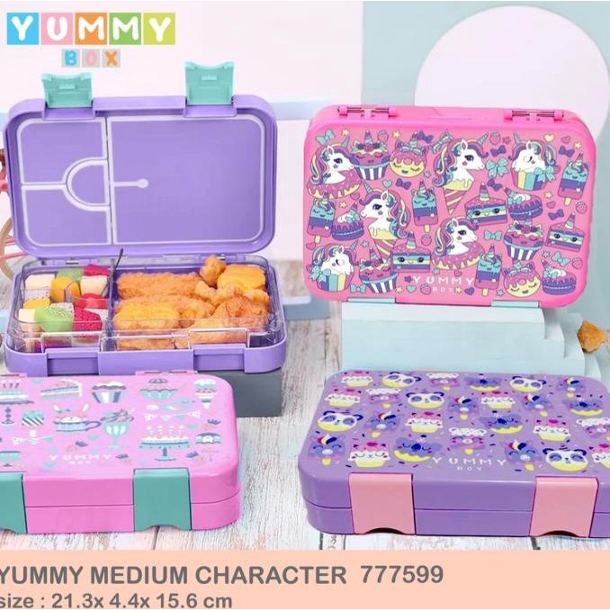 YUMMY BOX MEDIUM CHARACTERS BENTO COLORS 777599