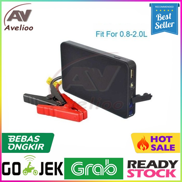 JUMPER AKI MOBIL USB POWER BANK CAR JUMP STARTER 20000MAH + SENTER LED