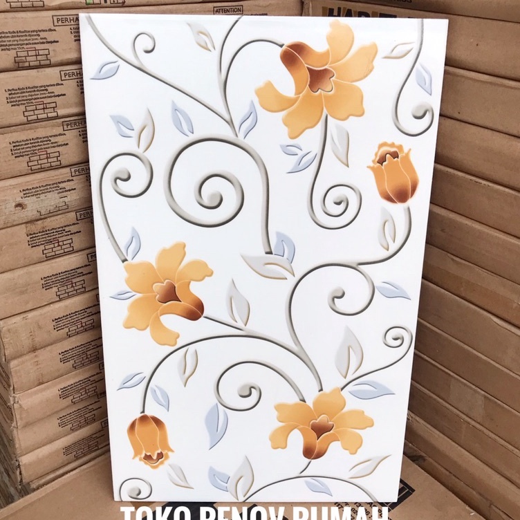 Diskon Promo keramik dinding 25x40 bunga (glossy)/ keramik dinding motif bunga/ keramik dinding dapur/ keramik dinding kamar mandi/ keramik dinding dapur s Kualitas Premium Bestseller.