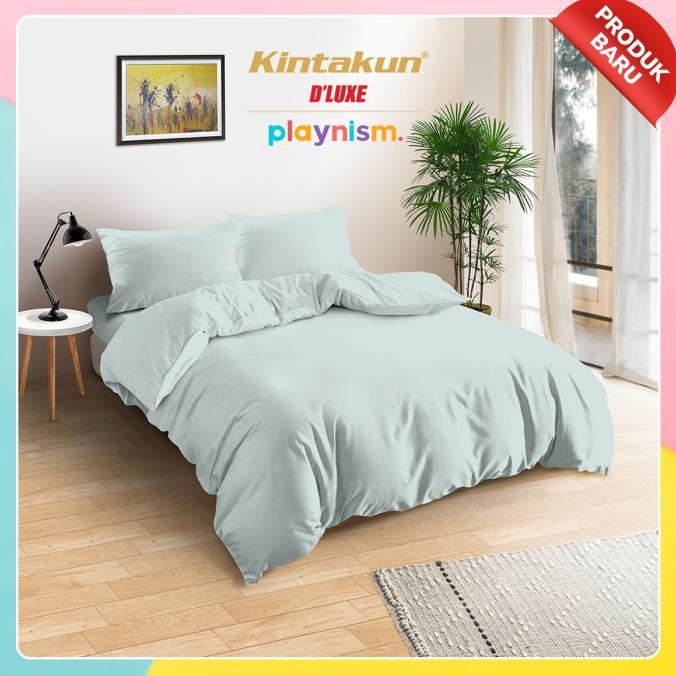 Kintakun D'LUXE Bedcover Only Polos Playnism 180 King Spa Blue