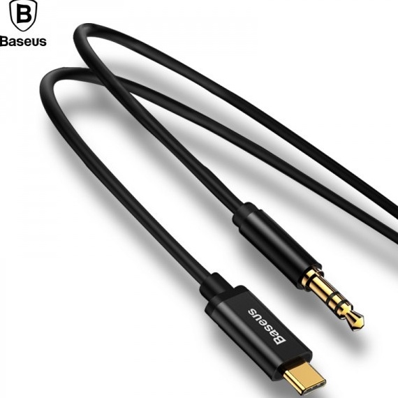 ➤NMA Baseus Original M01 Yiven Type C Male to 3.5MM Male Kabel Jack Audio Converter Cable Tipe C Ori