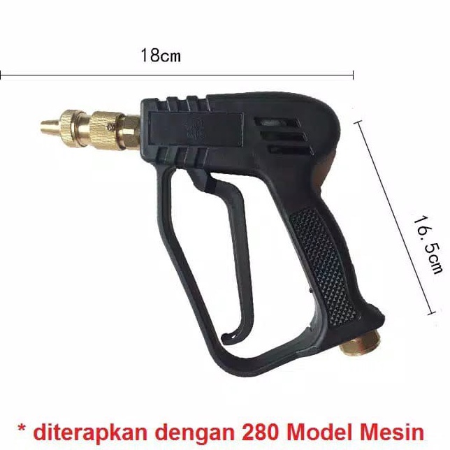 ↑ Sprayer Gun Air Brush Jet Cleaner Washer Nosel Pistol Tembakan Semprotan Air Mesin Steam Airbrush 