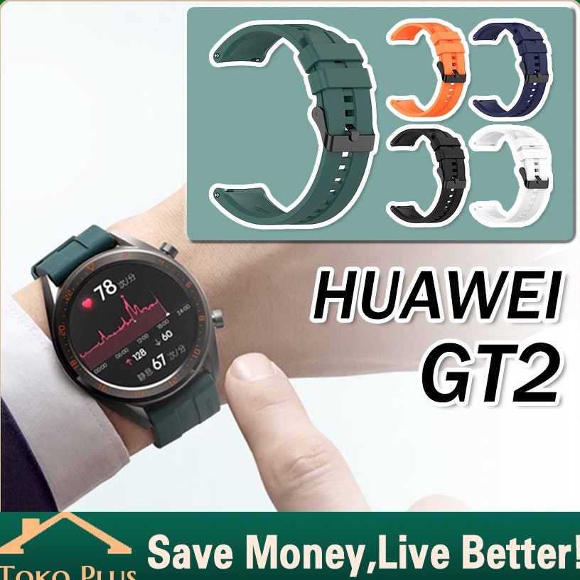 [CODEBARANG099ASD] (Quickfit) Strap Silikon 22mm Smartwatch Huawei GT2 GT 2 46MM Active Honor Magic 