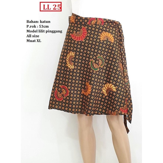Bawahan Batik Rok Batik Lilit Pendek