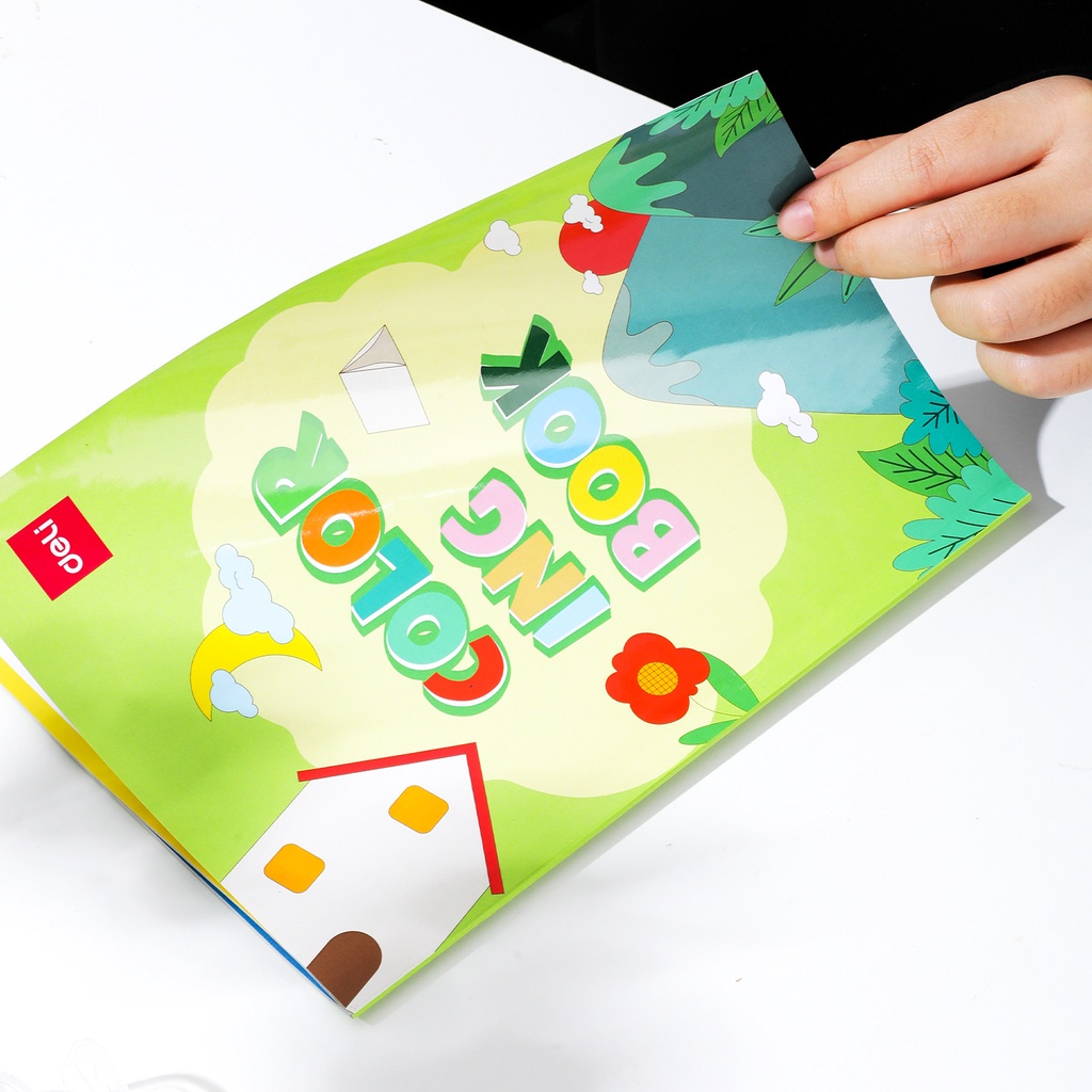 

YWL DELI CHILDREN COLORING BOOK / BUKU MEWARNAI ANAK 12 LEMBAR 120G BERBAGAI TEMA EN04X X6V