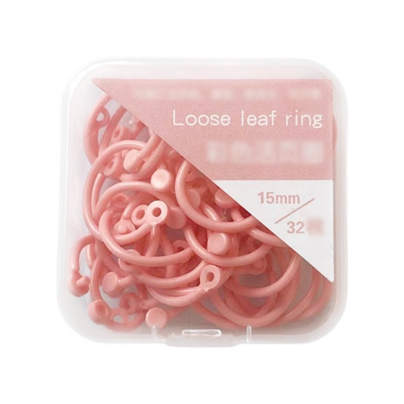 

TV2 COD32PCS/SET RING BINDER LOOSE LEAF 4 WARNA KREATIF WARNI BAHAN PLASTIK TANPA MELUBANGI BUKUF