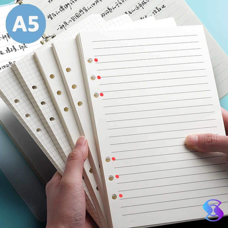 

CVK NOTEBOOK REFILL LINE & BLANK ISI BINDER A5/B5 LOOSE LEAF 6/20/26 LUBANG 6 RING-SUNING MALL I3Y