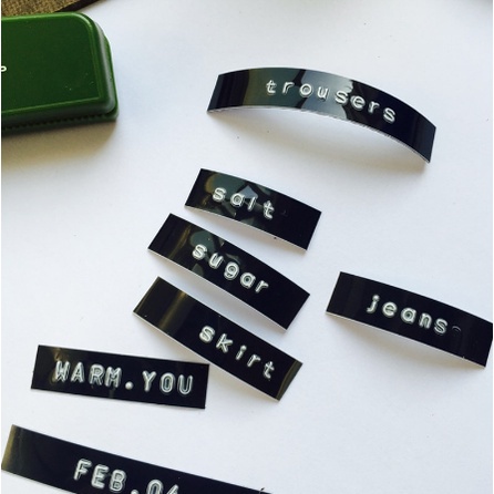 

HQM TOOL CIDY MESIN PEMBUAT LABEL MANUAL MINI POBEL DIY 3D EMBOSSING LABEL WRITER BAHAN PLASTIK PVC