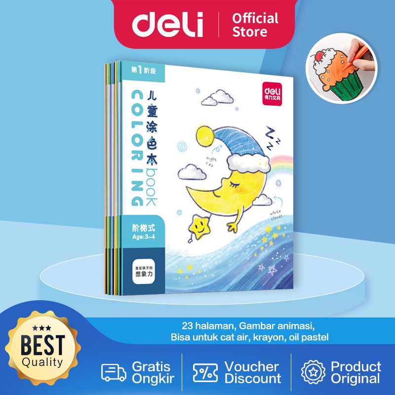 

HNW DELI BUKU MEWARNAI COVER ANIMASI, KUALITAS BAGUS 73353 GQ7